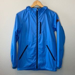 Burton Blue Rain Jacket Shell Packable DryRide L